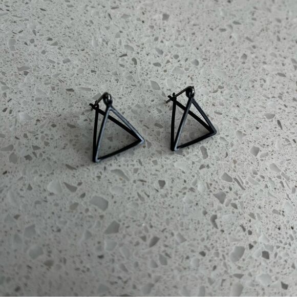 Triangle Design Earrings Copper Jewelry - Picture 6 of 12
